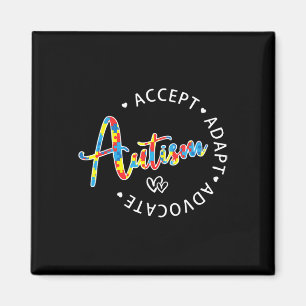 Íman Autismo Sensibilização Aceite Adaptar Advocate Mo