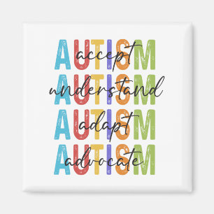 Íman Autismo Sensibilização Aceite Compreender Adaptar