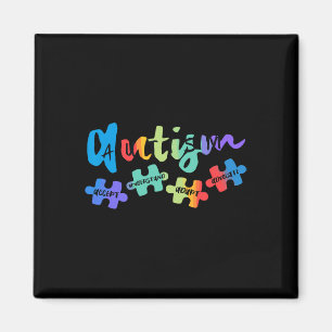 Íman Autismo Sensibilização Aceite Compreender Amor Com