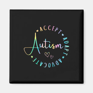 Íman Autismo Sensibilização Aceite o Adaptar Advocate C