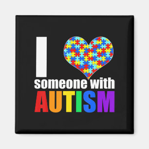 Íman Autismo Sensibilização Camisa Autismo Mãe Eu Amo A