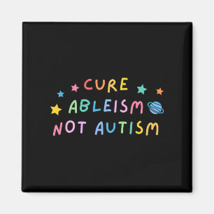 Íman Autismo Sensibilização Cura Ableismo Não Autismo