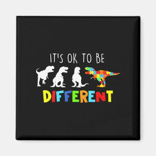 Íman Autismo Sensibilização Dinossauros Garotos Está Tu
