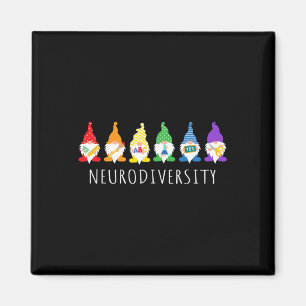 Íman Autismo Sensibilização Gnomo Neurodiversity Oferec
