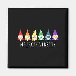 Íman Autismo Sensibilização Gnomo Neurodiversity Oferec