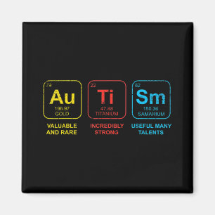 Íman Autismo Sensibilização Mulheres Homens Elementos p