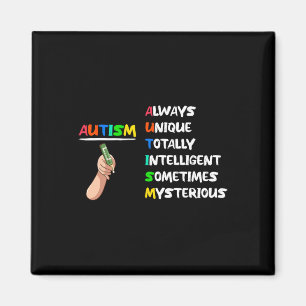 Íman Autismo Único Totalmente Inteligente Às Vezes Mist