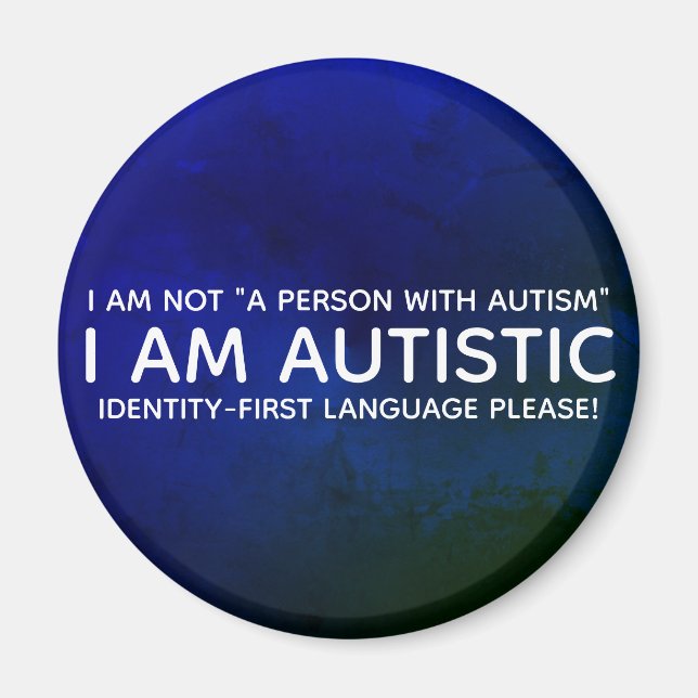 Íman Autista Identidade-Próxima (Frente)