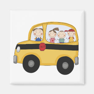 Íman Auto escolar com t-shirt e presentes dos miúdos