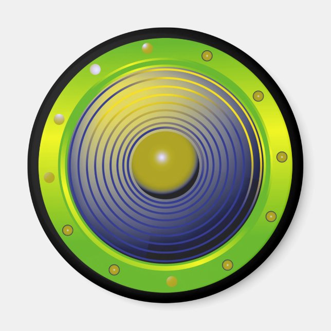 Íman AUTO-FALANTE de MÚSICA (Frente)