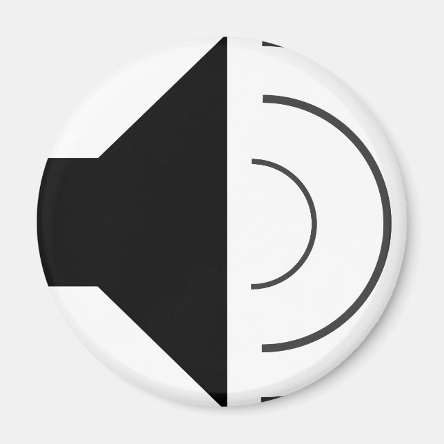 Íman Auto-falante de volume para cima (Frente)