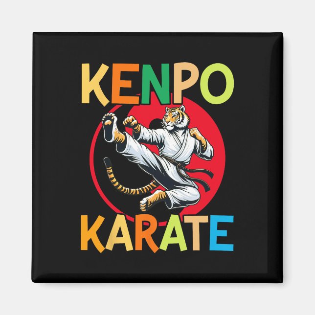 Íman Autodefesa Kenpo Karate Artes Marciais (Frente)