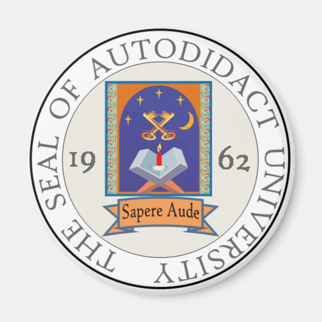 Íman Autodidact University Seal (Frente)