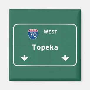 Íman Autoestrada da estrada nacional dos ks do Topeka