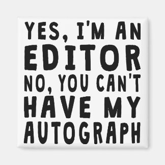 Íman Autografo do Editor