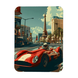 Íman Automóvel de corrida em Las Vegas