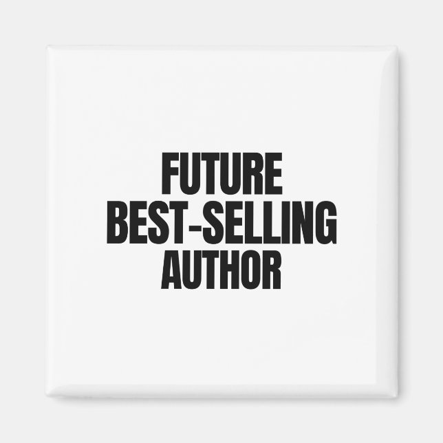 Íman Autor futuro mais vendido (Frente)