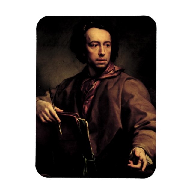 Íman Autorretrato, 1773 (óleo no painel) (Vertical)