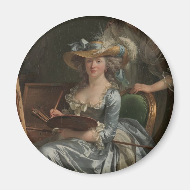 Íman Autorretrato da Artista Adélaïde Labille-Guiard (Frente)