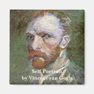Íman Autorretrato de Vincent van Gogh, Arte Fino Antigo