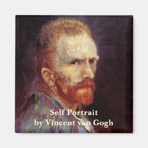 Íman Autorretrato de Vincent van Gogh, Arte Fino Antigo
