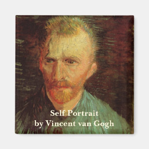 Íman Autorretrato de Vincent van Gogh, Arte Fino Antigo