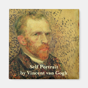 Íman Autorretrato de Vincent van Gogh, Arte Fino Antigo