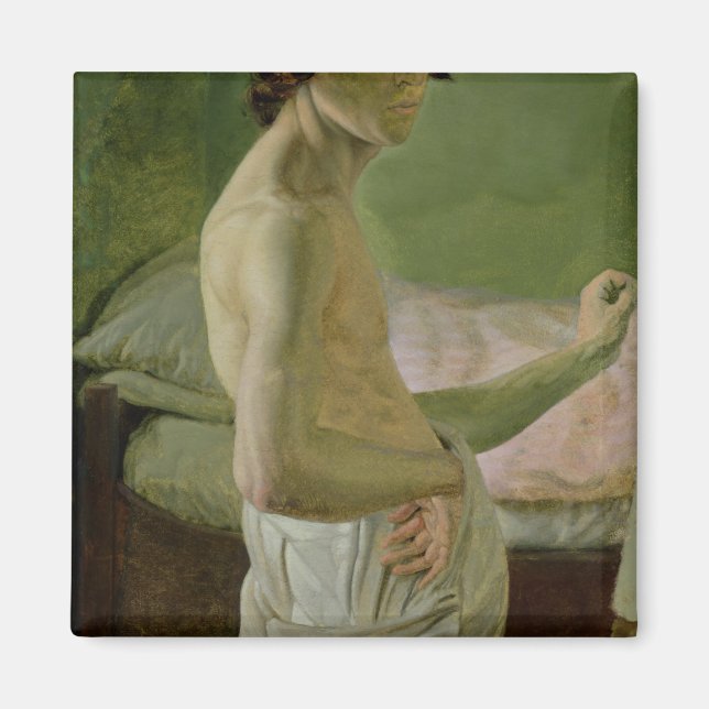 Íman Autorretrato em frente ao Easel, c.1828 (Frente)