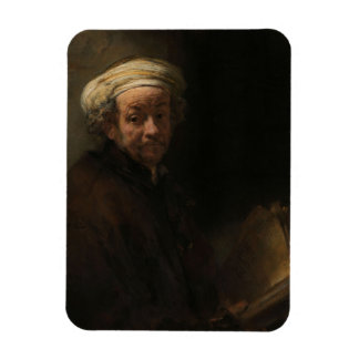 Íman Autorretrato Rembrandt antigo