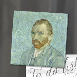 Íman Autorretrato | Vincent Van Gogh<br><div class="desc">Autorretrato (1889) do artista poste-impressionista holandês Vincent Van Gogh. Van Gogh frequentemente se usou como modelo para praticar pintura artística. Este foi o último de seus muitos autorretratos,  pintados apenas meses antes de sua morte. 

Use as ferramentas de design para adicionar texto personalizado ou personalizar a imagem.</div>