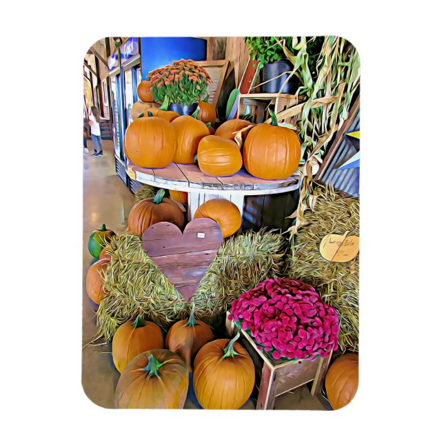 Íman Autumn Blessings Halloween Pumpkins Magnet (Vertical)