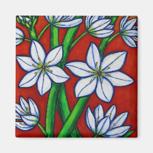 Íman Autumn Bloom Red Magnet