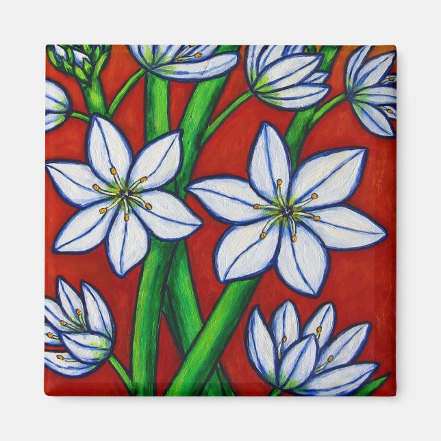 Íman Autumn Bloom Red Magnet (Frente)