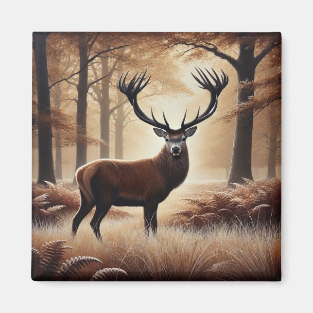 Íman Autumn Deer Magnet (Frente)