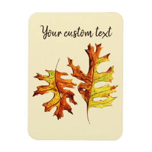 Íman Autumn Deixa Linda Nature Watercolor Art
