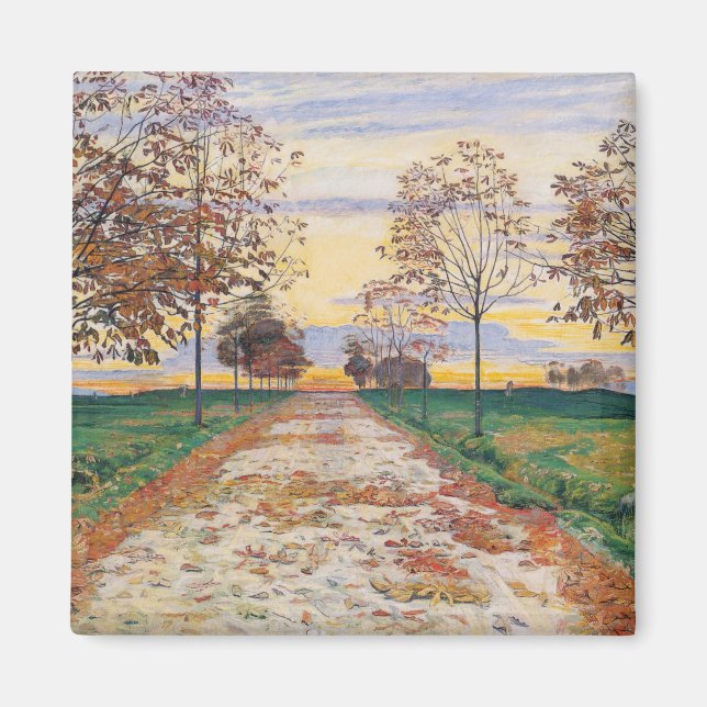Íman Autumn Evening (por Ferdinand Hodler) (Frente)