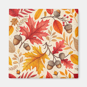 Íman Autumn Harmony: Um Padrão Colorido de Queda