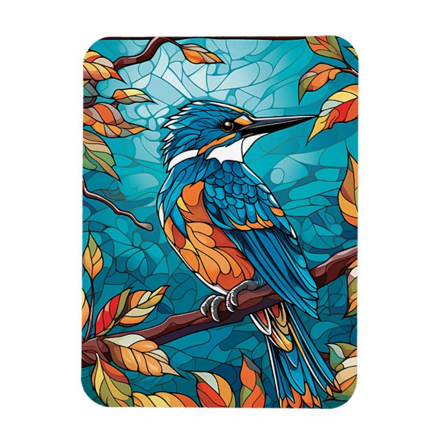 Íman Autumn Kingfisher Flexible Photo Magnet (Vertical)