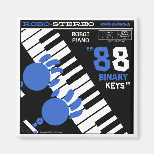 Íman Autumn Lake "ROBOT PIANO" Magnet