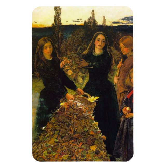 Íman Autumn Leaves Por Sir John Everett Millais (Vertical)