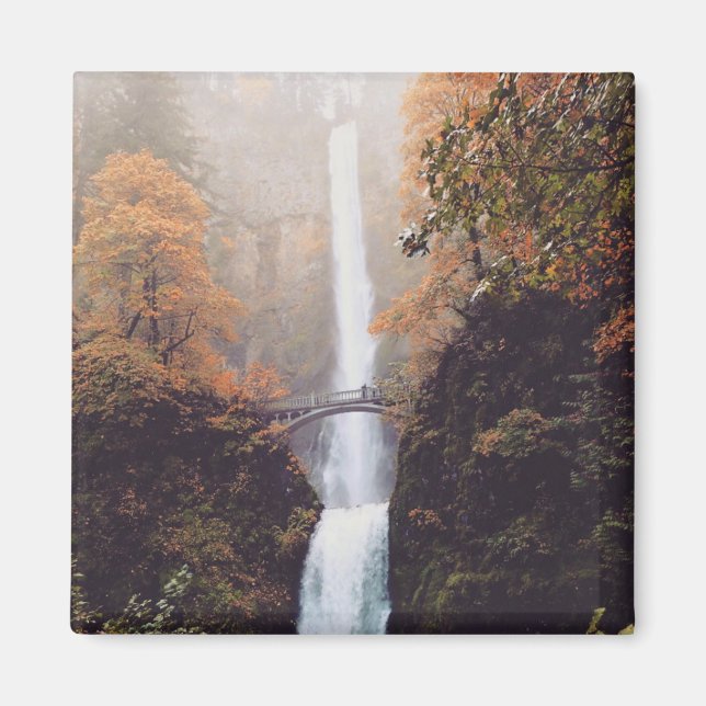Íman Autumn na Multnomah Falls, Oregon (Frente)