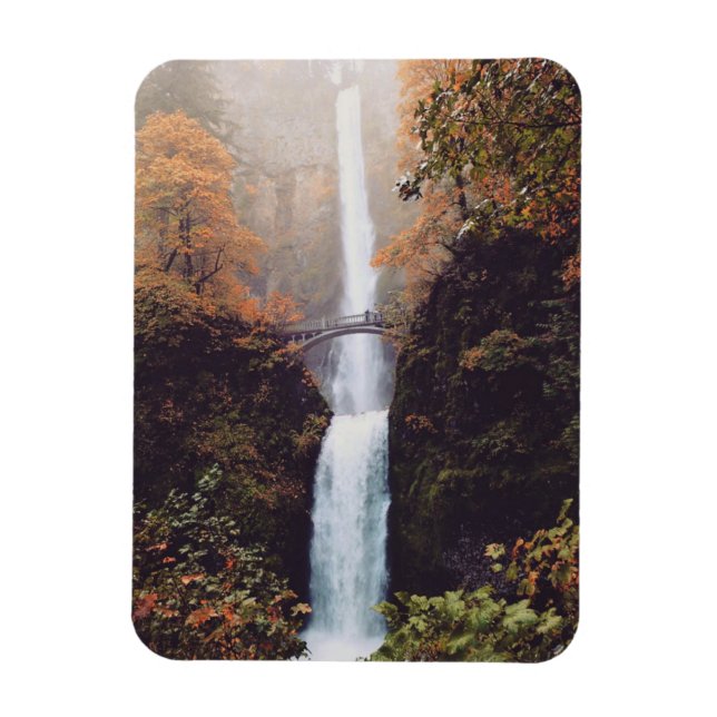 Íman Autumn na Multnomah Falls, Oregon (Vertical)