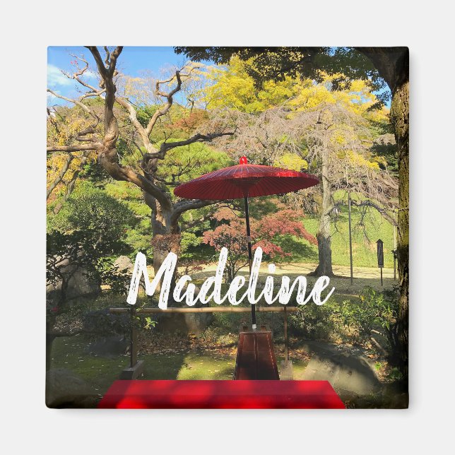 Íman Autumn no Jardim Japonês (Frente)