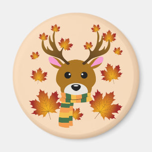 Íman Autumn Scarf Deer Mapaves