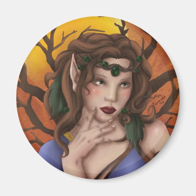 Íman Autumn Splendor Fairy Magnet (Frente)