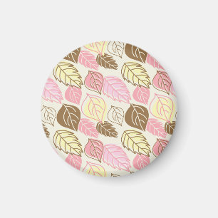 Íman Autumn Splendor: Leaf Seamless Pattern