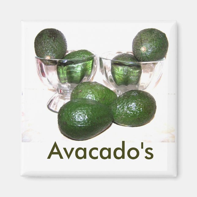 Íman Avacado bonito Magnet (Frente)