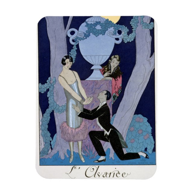 Íman Avarice, 1924 (impressão pochoir) (Vertical)