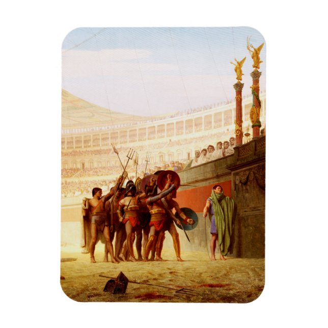 Íman Ave Caesar by Jean-Leon Gerome (Vertical)