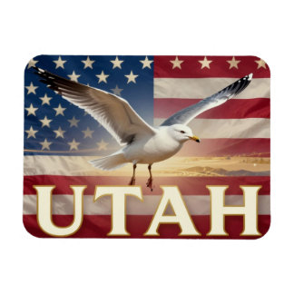 Íman Ave Estadual de Utah California Gull Heritage